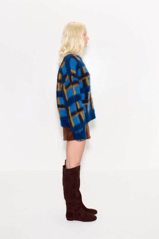  사이먼밀러 숏 스커트 사이먼 밀러 트위기 코듀로이 미니 스커트 초코 브라운 - SIMONMILLER