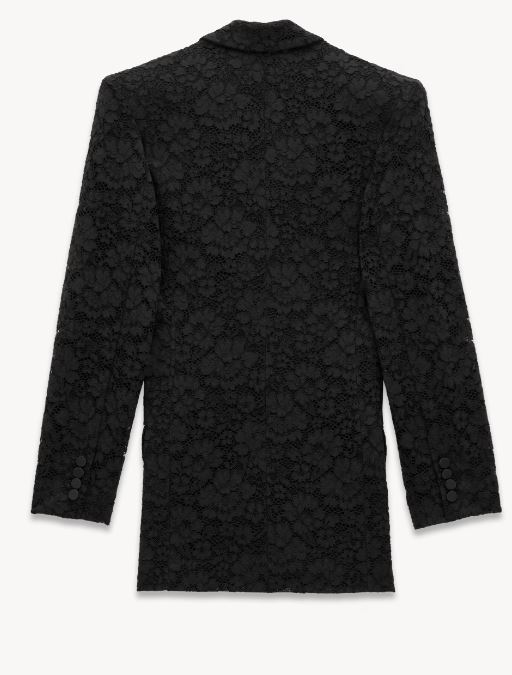 24FW 생로랑 코트 802140 Y9I521000 Black - SAINT LAURENT