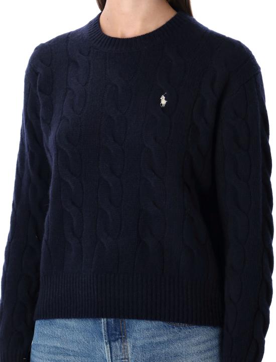 25FW 폴로 랄프로렌 스웨터 211A91216 003 HUNTER NAVY - POLO RALPH LAUREN
