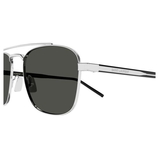 25SS 생로랑 선글라스 SL665 002 SILVER CRYSTAL GREY - SAINT LAURENT