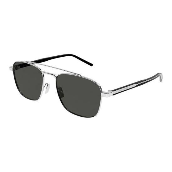 25SS 생로랑 선글라스 SL665 002 SILVER CRYSTAL GREY