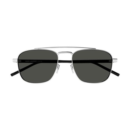25SS 생로랑 선글라스 SL665 002 SILVER CRYSTAL GREY - SAINT LAURENT