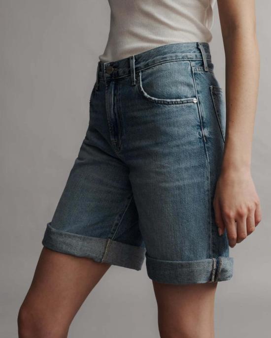  티더블유피 데님 숏팬츠 Twp Timmie 반바지 빈티지 워시 데님 - TWP