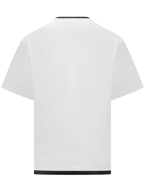 25FW 돌체앤가바나 반팔 티셔츠 G8ST6ZG7PCG W0800 BIANCO OTTICO - DOLCE & GABBANA