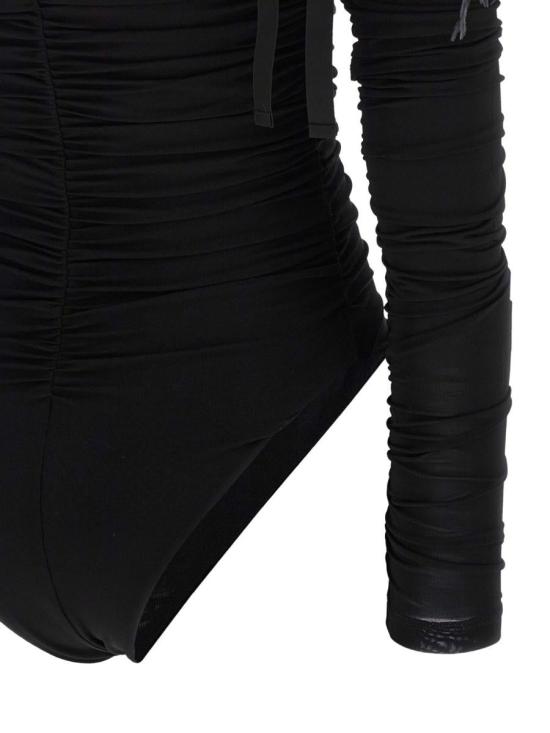 25FW 핑코 바디수트 티셔츠 OTTOVOLANTE105483A2GSZ99 Black - PINKO