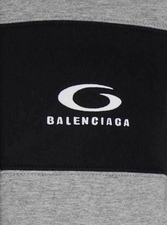 25SS 발렌시아가 로고 후드 집업  808832TRVJ21167 Grey - BALENCIAGA