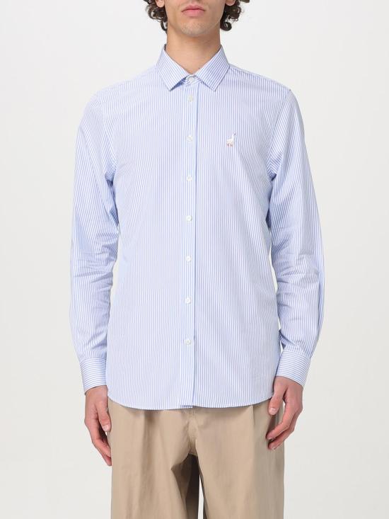 25FW 모스키노 긴팔 셔츠 02030232 2303 Blue