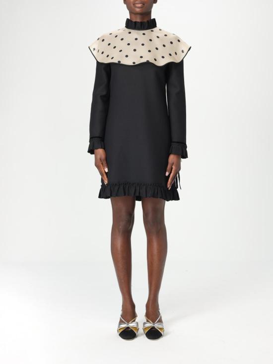 25FW 발렌티노 가라바니 롱 원피스 6B3VAF951CF TB1 Black