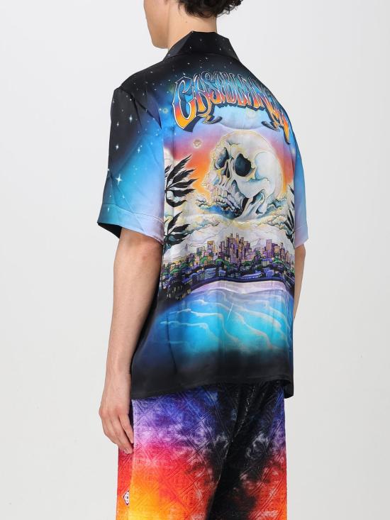 25FW 카사블랑카 반팔 셔츠 MS25SH003 08 Fa01 - CASABLANCA