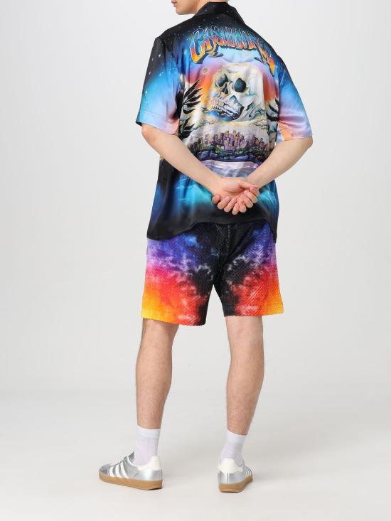 25FW 카사블랑카 반팔 셔츠 MS25SH003 08 Fa01 - CASABLANCA