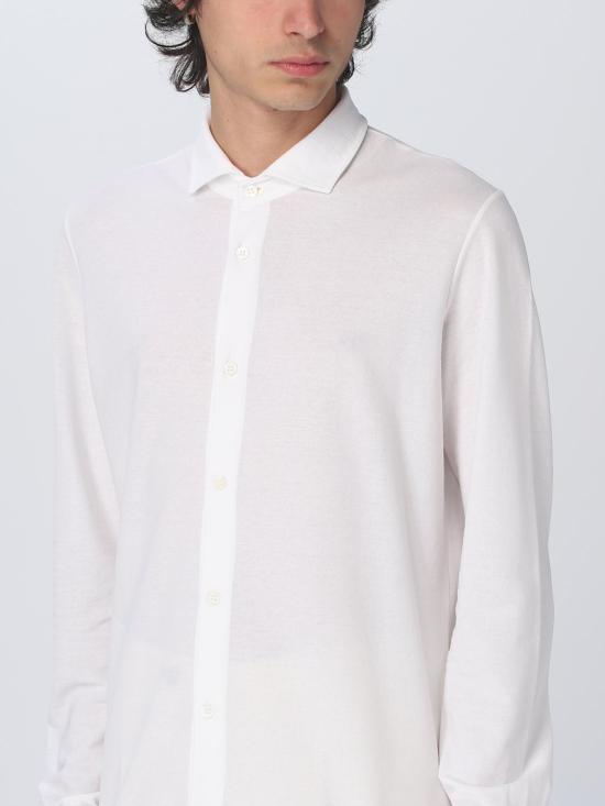 25FW 자노네 긴팔 셔츠 811978ZG380 Z0001 White - ZANONE