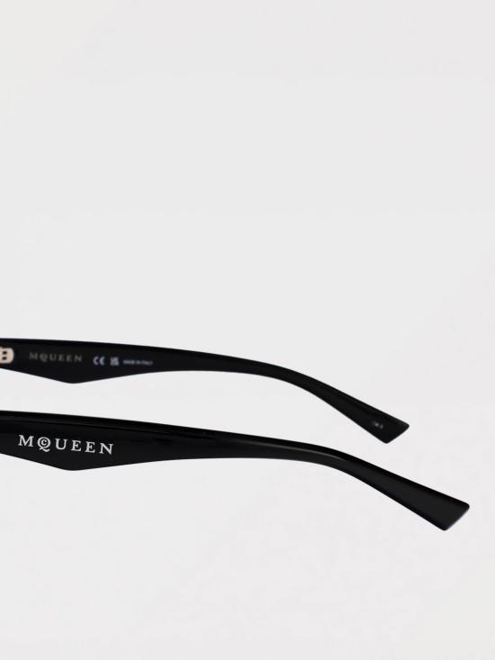 25FW 알렉산더 맥퀸 선글라스 AM0474S 001 Black - ALEXANDER MCQUEEN