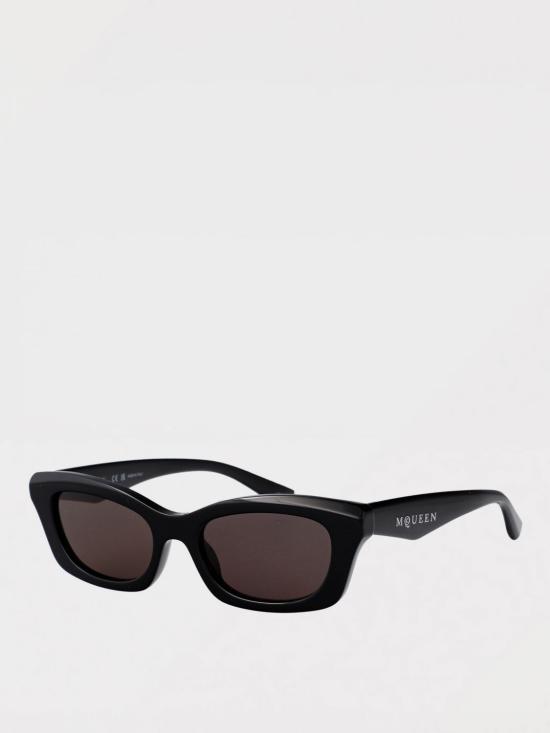 25FW 알렉산더 맥퀸 선글라스 AM0474S 001 Black - ALEXANDER MCQUEEN