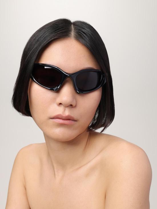 25FW 발렌시아가 선글라스 BB0352S 001 Black - BALENCIAGA