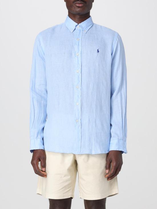 25FW 폴로 랄프로렌 긴팔 셔츠 710966294 008 Sky