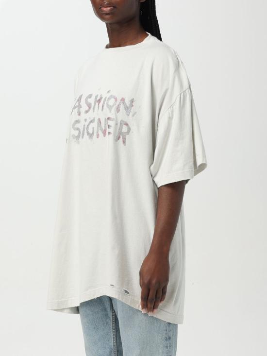 25FW 발렌시아가 반팔 티셔츠 824285TSVC5 9012 White - BALENCIAGA