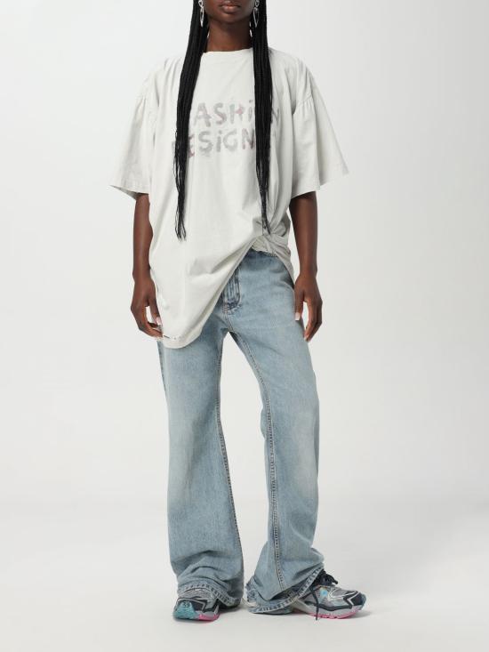 25FW 발렌시아가 반팔 티셔츠 824285TSVC5 9012 White - BALENCIAGA