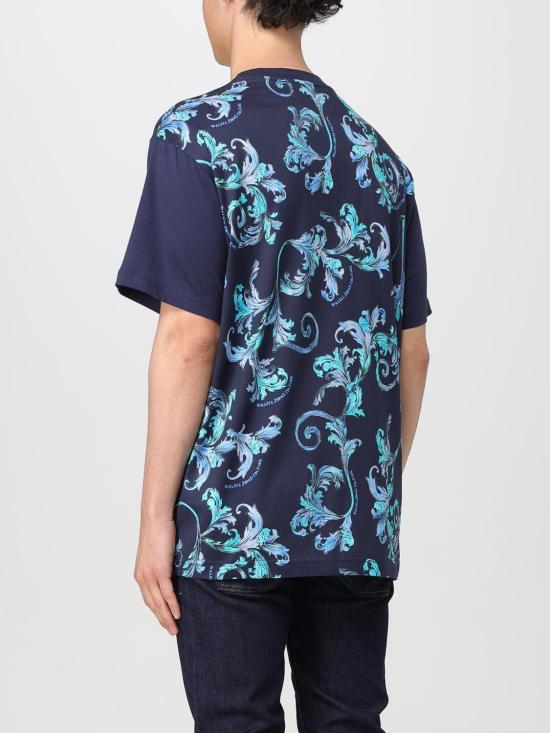 25SS 베르사체 반팔 티셔츠 78GAH615JS458 G89 Black - VERSACE