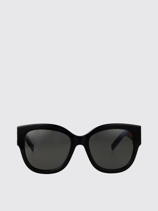 25FW 생로랑 선글라스 SLM95 F 005 Black 1 - SAINT LAURENT