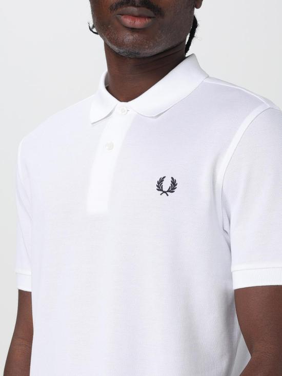 25FW 프레드페리 폴로 티셔츠 M6000 100 White - FRED PERRY