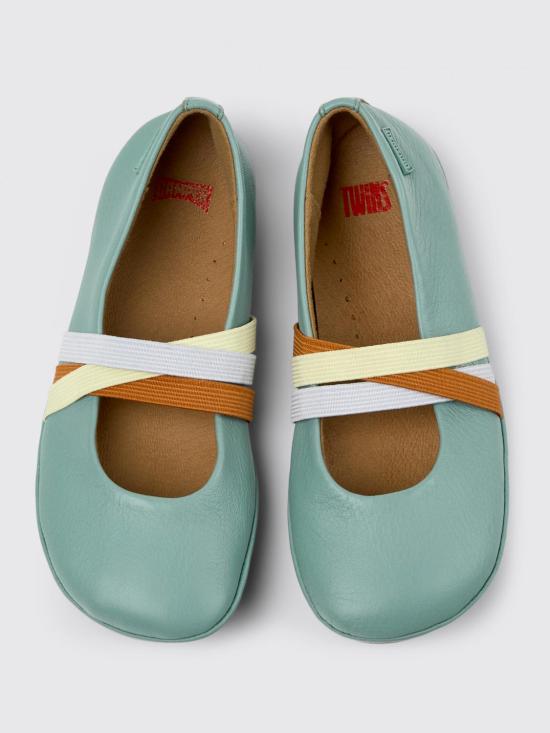 25SS [키즈] 캠퍼 레이스업 슈즈 K800603 006 TWINS 0 Green - CAMPER