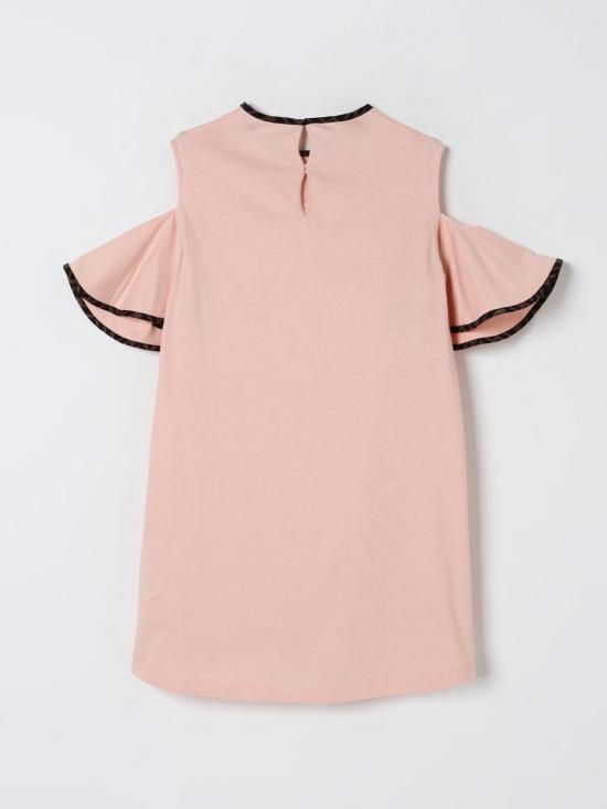 25FW [키즈] 펜디 원피스 JFB7757AJF F1RX7 Pink - FENDI