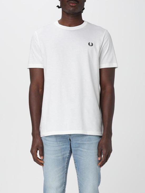 25SS 프레드페리 반팔 티셔츠 M1600 129 White