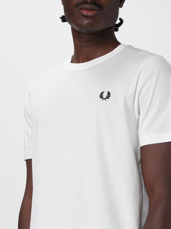 25SS 프레드페리 반팔 티셔츠 M1600 129 White - FRED PERRY