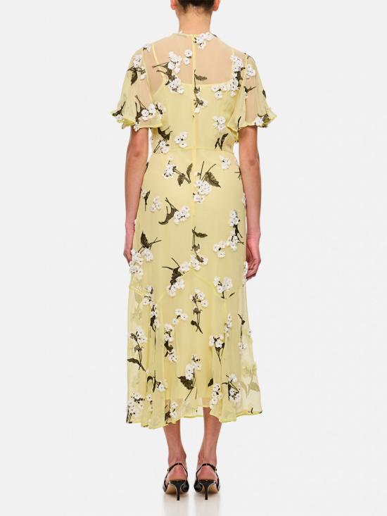 25SS 에르뎀 롱 원피스 PS25D38YFG HONEYSUCKLE Yellow - ERDEM