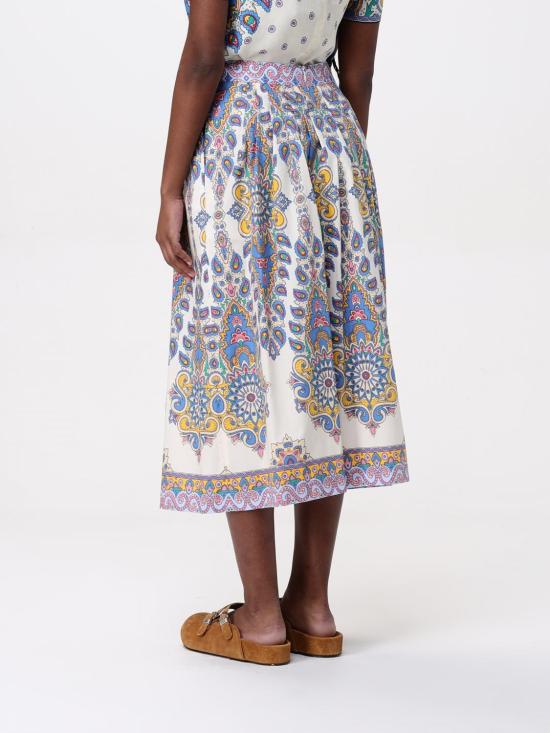 25SS 에트로 스커트 WRFA011299SP5B3 X0800 Gnawed Blue - ETRO