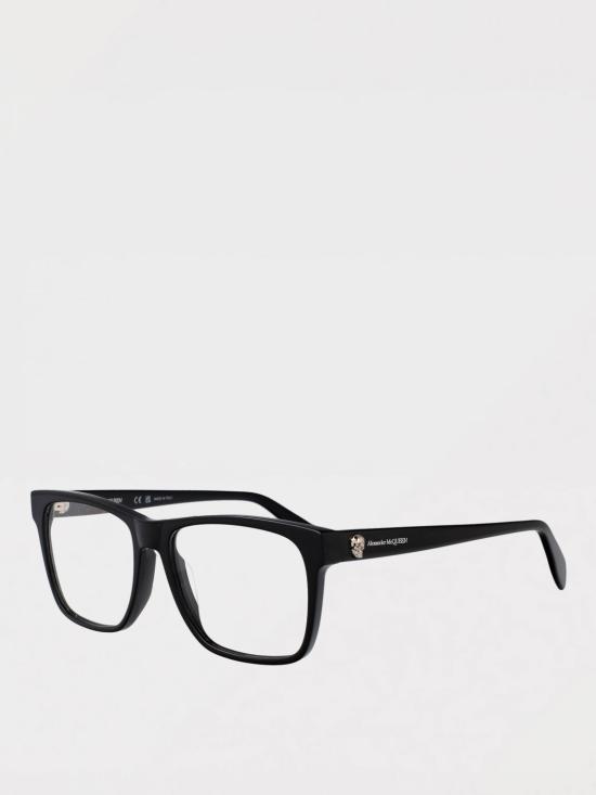 25FW 알렉산더 맥퀸 안경 AM0282O 001 Black - ALEXANDER MCQUEEN