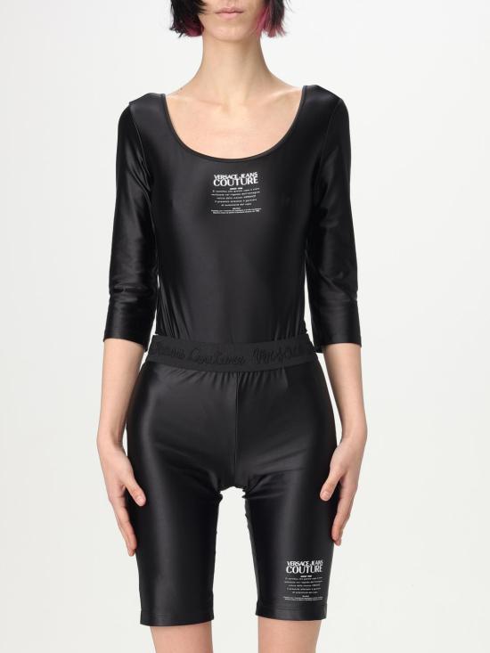 25SS 베르사체 반팔 티셔츠 78HAM2A1J0223 899 Black