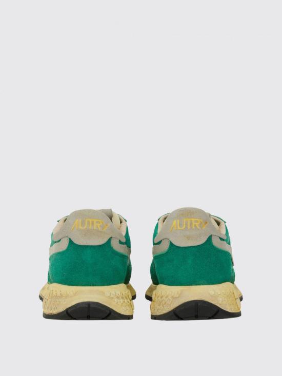 25SS 오트리 릴윈드 나일론 스웨이드 스니커즈 WVLMNC03 Green - AUTRY