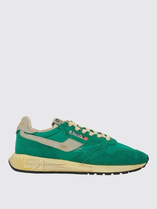 25SS 오트리 릴윈드 나일론 스웨이드 스니커즈 WVLMNC03 Green