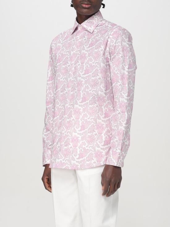 25FW 에트로 긴팔 셔츠 MRIB002599SA5G7 X0870 Red - ETRO