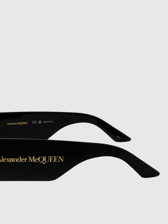 25FW 알렉산더 맥퀸 선글라스 AM0434S 001 Black - ALEXANDER MCQUEEN