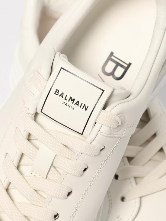 25SS 발망 뮬/슬리퍼 DN1VI690LVTR 0FA White - BALMAIN
