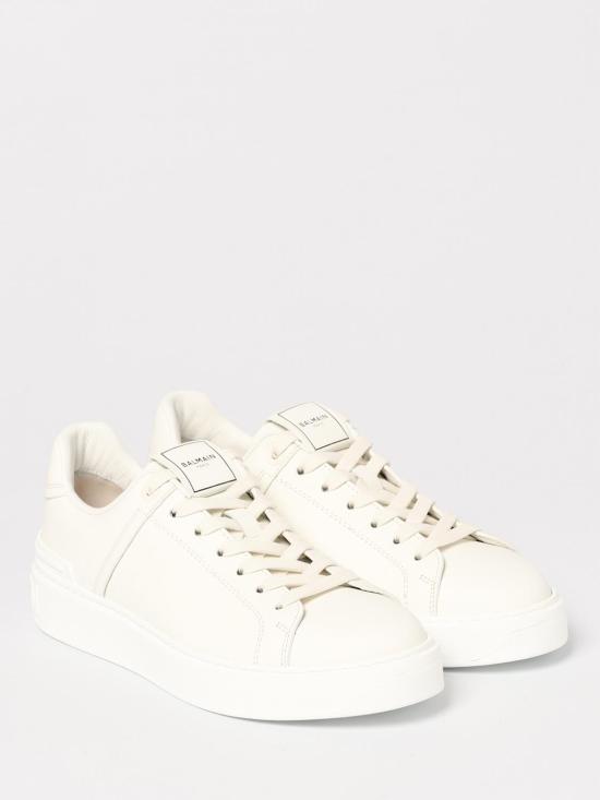 25SS 발망 뮬/슬리퍼 DN1VI690LVTR 0FA White - BALMAIN