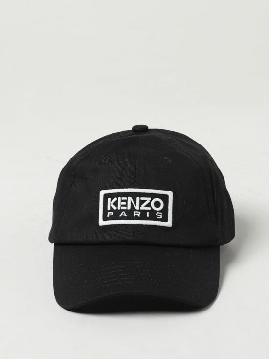 25FW 겐조 태그 로고 볼캡 FE58AC711F32 99 Black - KENZO