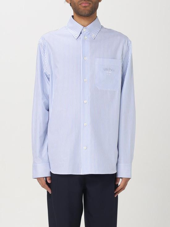 25FW 베르사체 긴팔 셔츠 10162101A13450 5UD30 Blue