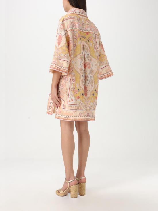 25FW 짐머만 롱 원피스 0712DRS251 MUSMU Mustard - ZIMMERMANN