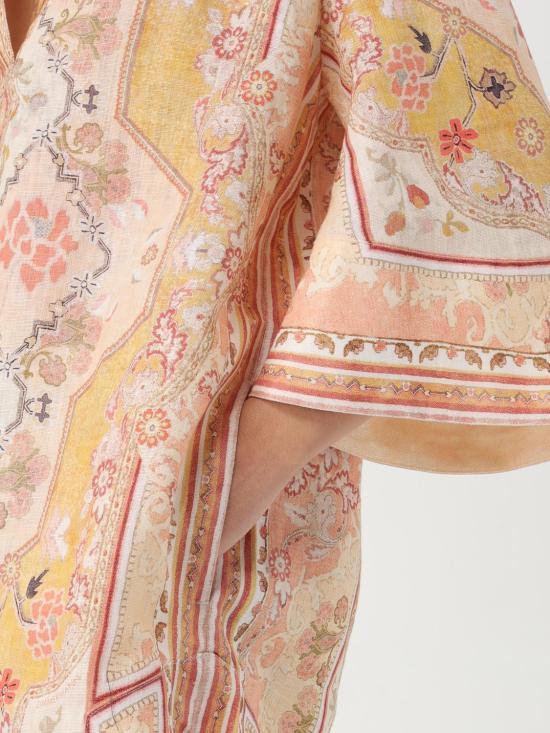 25FW 짐머만 롱 원피스 0712DRS251 MUSMU Mustard - ZIMMERMANN