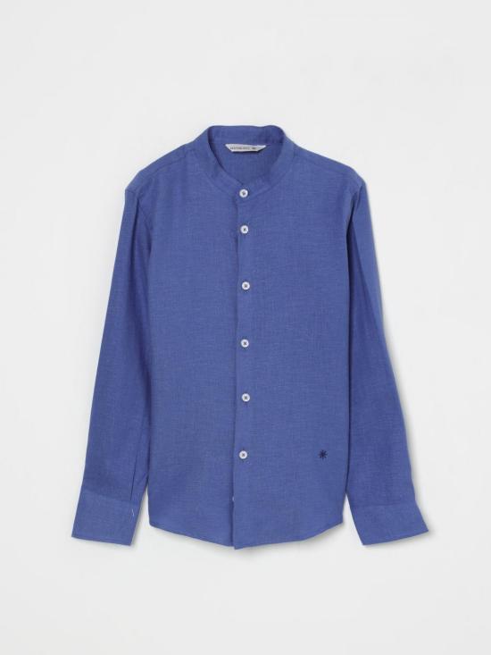 25FW [키즈] 마뉴엘리츠 셔츠 MR3046 BLU Blue