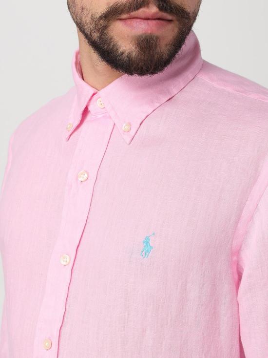 25FW 폴로 랄프로렌 긴팔 셔츠 710966294 009 Pink - POLO RALPH LAUREN