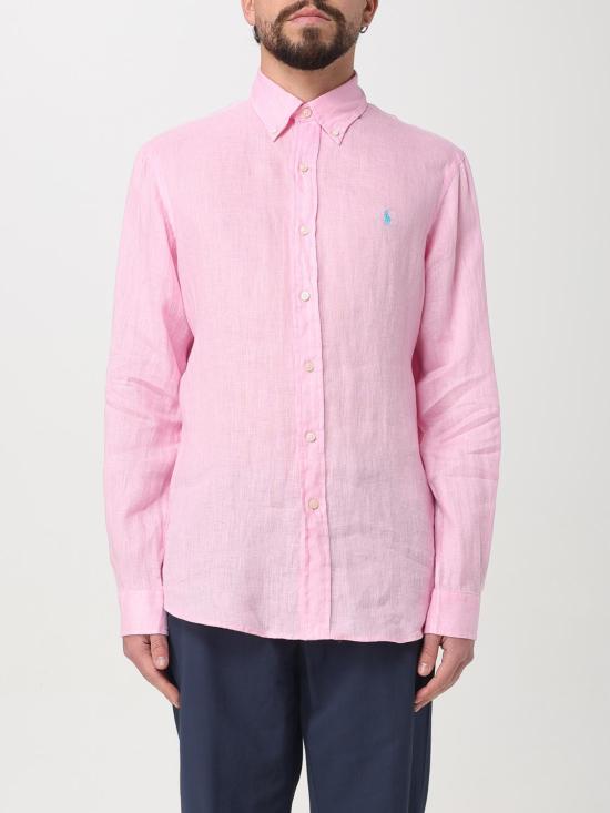 25FW 폴로 랄프로렌 긴팔 셔츠 710966294 009 Pink