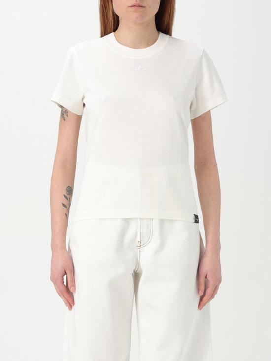 25SS 쿠레쥬 반팔 티셔츠 VESJTS006JS0107 0001 White