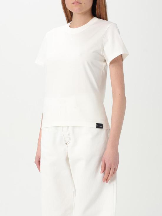 25SS 쿠레쥬 반팔 티셔츠 VESJTS006JS0107 0001 White - COURREGES