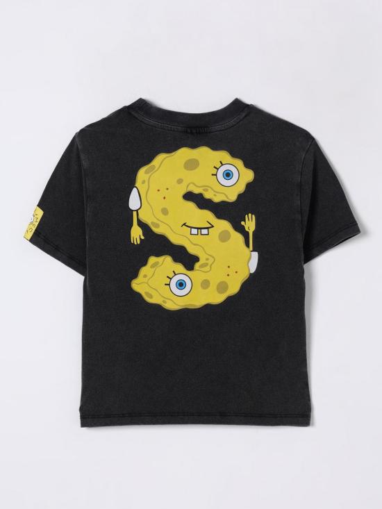 25SS [키즈] 스텔라 맥카트니 티셔츠 TW8S81Z0434 930 Black - STELLA MCCARTNEY