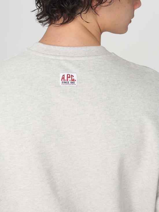 25SS 아페쎄 긴팔 티셔츠 COHCMH27964 PAA Grey - A.P.C.