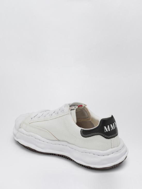 26SS 메종 미하라 야스히로 블레이키 OG 솔 캔버스 로우탑 스니커즈 A08FW735 WHT White - MAISON MIHARA YASUHIRO